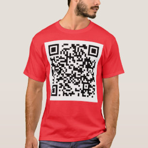 Rick Roll QR Code Kinder Langarm T-Shirt