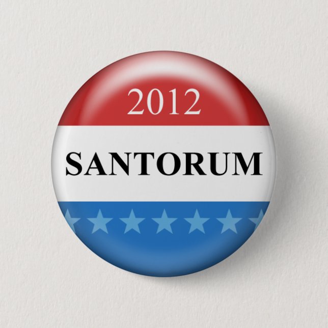 Rick Santorum 2012 Button (Vorderseite)