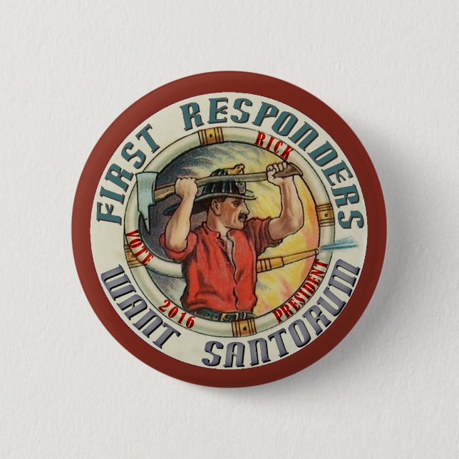 Rick Santorum für Präsidenten 2016 Button (Vorderseite)