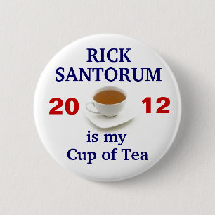 Rick Santorum ist meine Tasse Tee Button