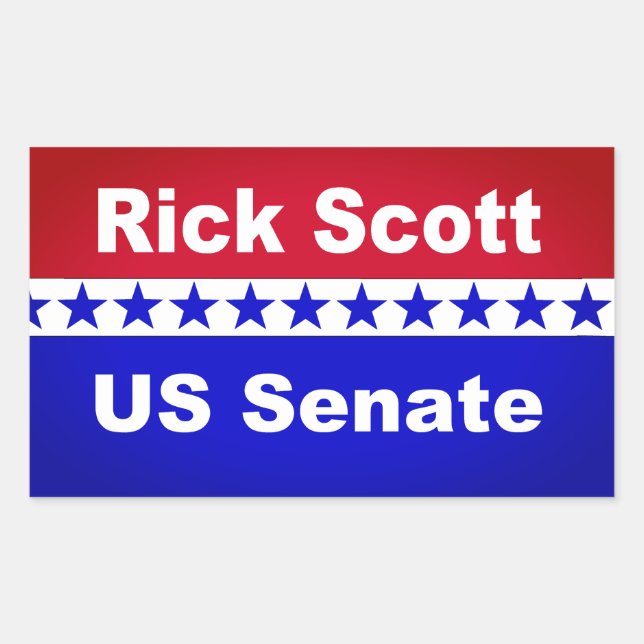 Rick Scott 2018 Popular political Stickers (Vorderseite)