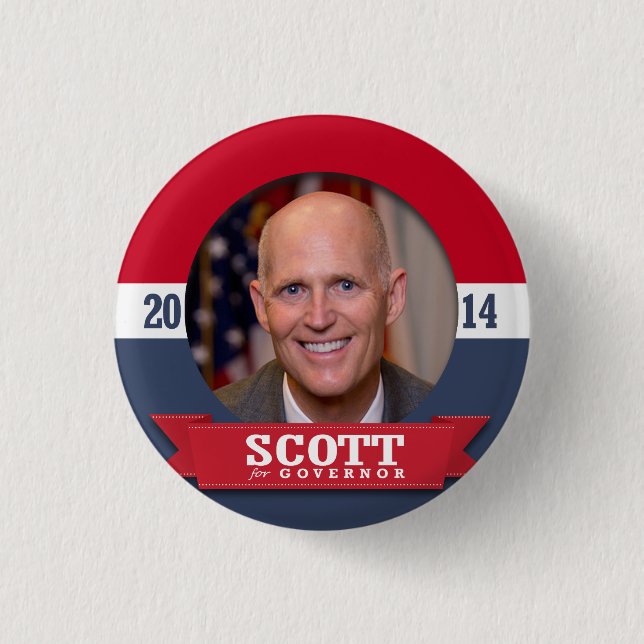 RICK SCOTT CAMPAIGN BUTTON (Vorderseite)