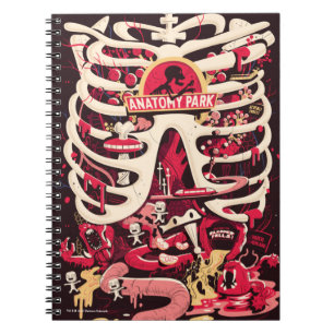 RICK UND MEHR™  Anatomie Park Rib Käfig Notizblock