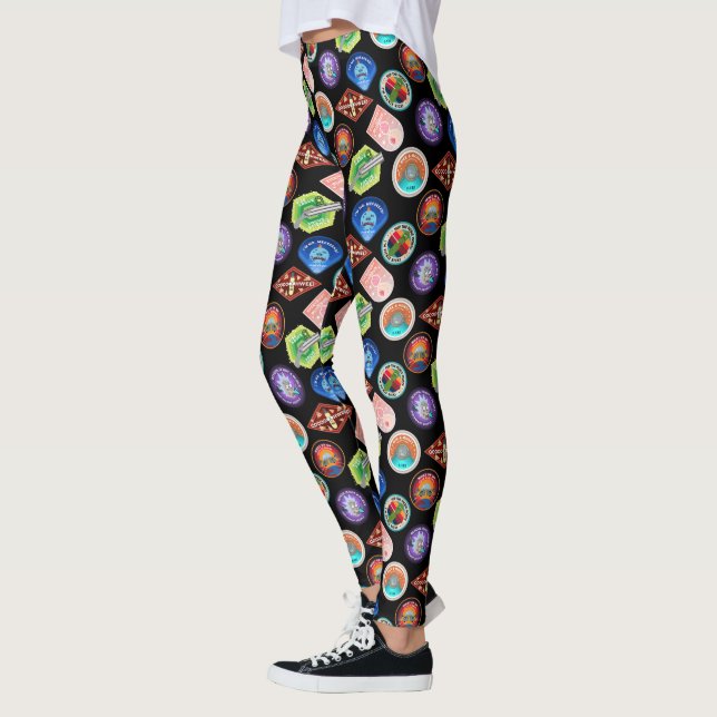 RICK UND MEHR™| Außenraummuster Leggings (Links)