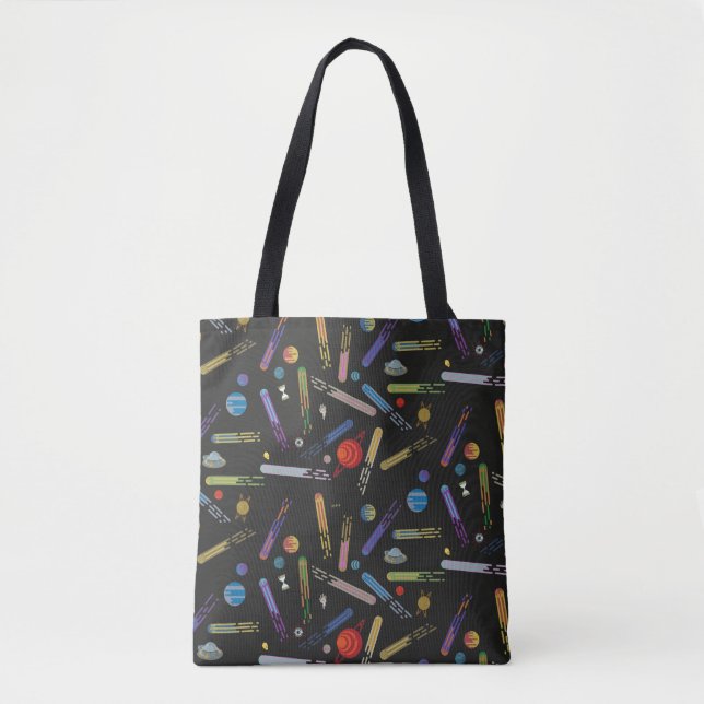 RICK UND MEHR™| Äußeres Raumkomprimierungsmuster Tasche (Vorderseite)