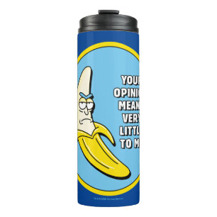 RICK UND MEHR™ Banana Rick Abzeichen Thermosbecher
