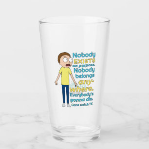 RICK UND MEHR™ Es gibt niemanden zum Zweck Glas