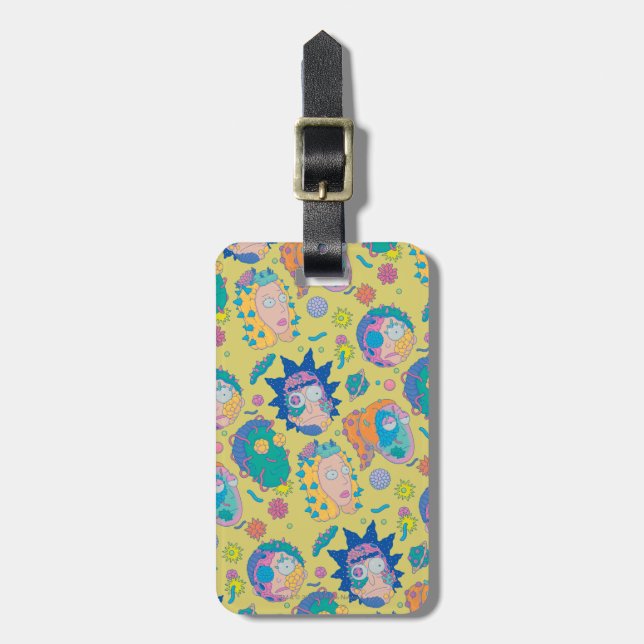 RICK UND MEHR™| Familienmuster infizierter Smith Gepäckanhänger (Vorderseite vertikal)