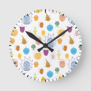 RICK UND MEHR™  Get Schwifty Runde Wanduhr