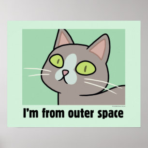 RICK UND MEHR™  Ich komme aus dem Weltraum Poster