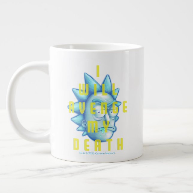 RICK UND MEHR™| Ich werde meinen Tod rächen Jumbo-Tasse (Links)