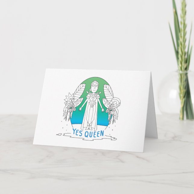 RICK UND MEHR™| Ja Karte (Vorderseite)