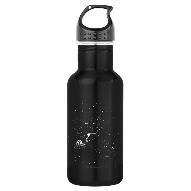 RICK UND MEHR™| Konstellationen Edelstahlflasche (Vorderseite)