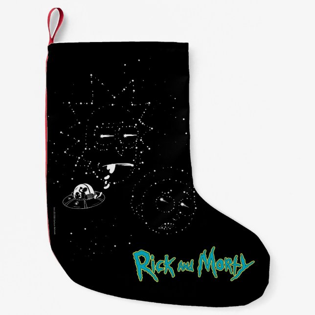 RICK UND MEHR™| Konstellationen Kleiner Weihnachtsstrumpf (Vorderseite)