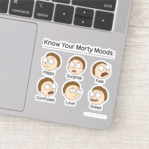 RICK UND MEHR™  Morty's Moods Aufkleber