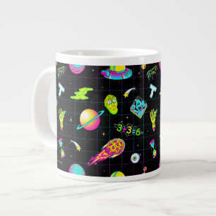 RICK UND MEHR™ Psychedelisches Muster der 3. Sais Jumbo-Tasse