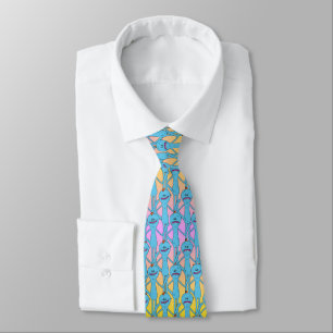 RICK UND MEHR™  Rainbow Herr Meeseeks Pattern Krawatte