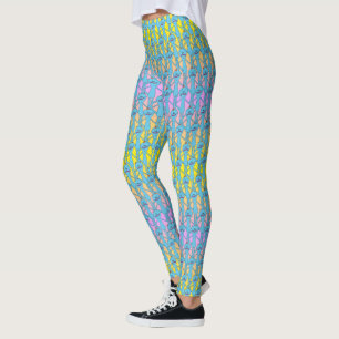 RICK UND MEHR™ Rainbow Herr Meeseeks Pattern Leggings