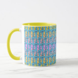 RICK UND MEHR™ Rainbow Herr Meeseeks Pattern Tasse