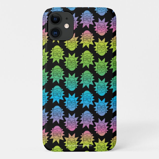 RICK UND MEHR™| Rainbow Rick Head Case-Mate iPhone Hülle (Rückseite)