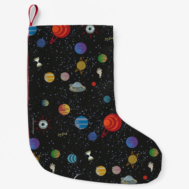 RICK UND MEHR™| Raummuster Kleiner Weihnachtsstrumpf (Vorderseite)