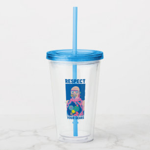 RICK UND MEHR™ Respektieren Sie Ihre Geber Acryltrinkbecher