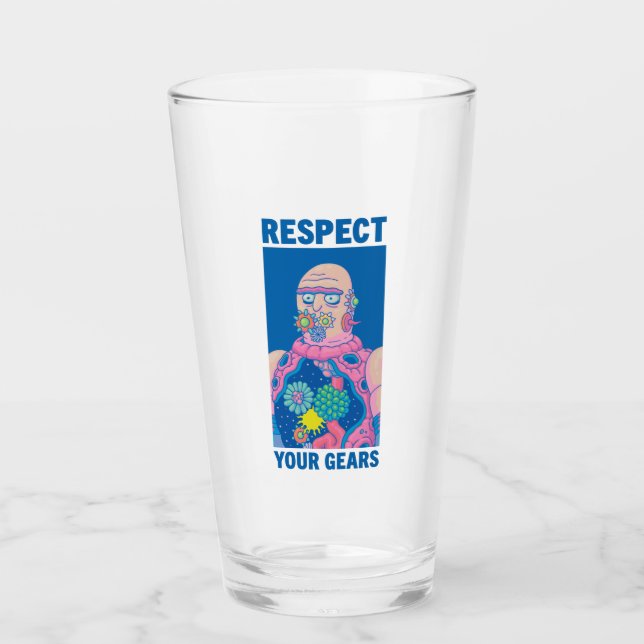 RICK UND MEHR™| Respektieren Sie Ihre Geber Glas (Vorderseite)