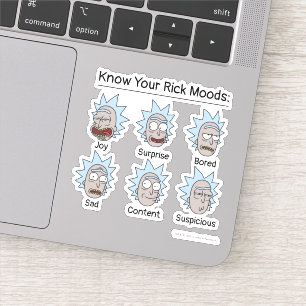 RICK UND MEHR™  Rick's Moods Aufkleber