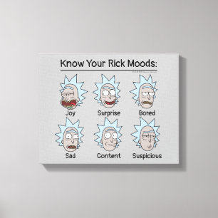 RICK UND MEHR™  Rick's Moods Leinwanddruck