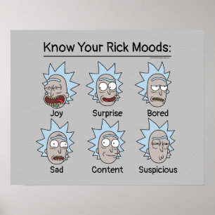 RICK UND MEHR™  Rick's Moods Poster