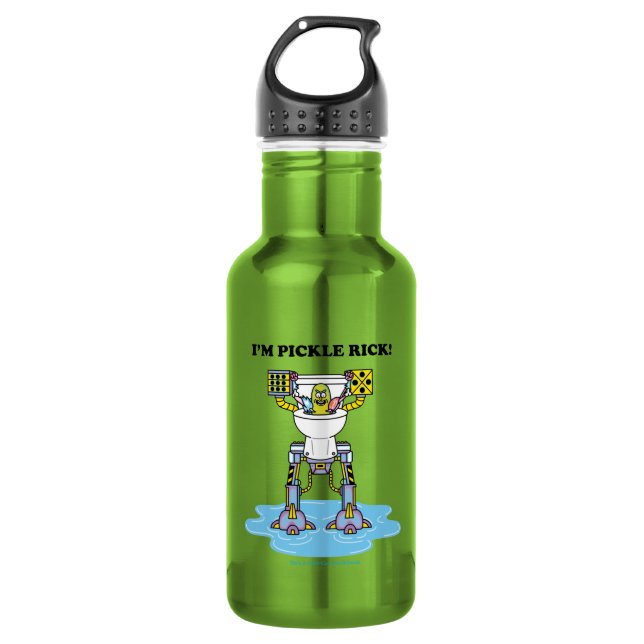 RICK UND MEHR™| Sammelschiff Edelstahlflasche (Vorderseite)