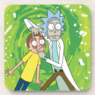 RICK UND MEHR™  Schauen Sie sich das an Getränkeuntersetzer