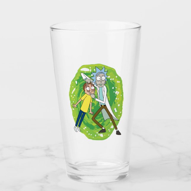 RICK UND MEHR™| Schauen Sie sich das an Glas (Vorderseite)