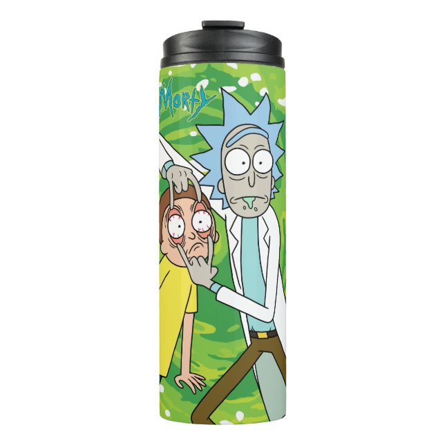 RICK UND MEHR™| Schauen Sie sich das an Thermosbecher (Vorderseite)