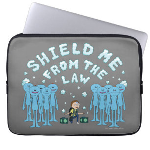 RICK UND MEHR™  Schutz vor dem Gesetz Laptopschutzhülle