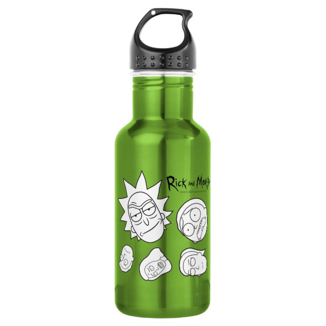 RICK UND MEHR™| Smith Familienoberhaupt Edelstahlflasche (Vorderseite)