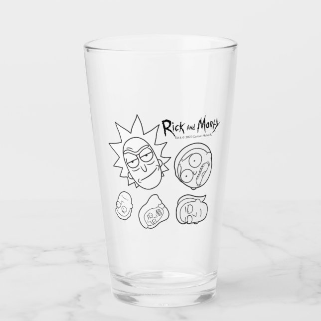 RICK UND MEHR™| Smith Familienoberhaupt Glas (Vorderseite)