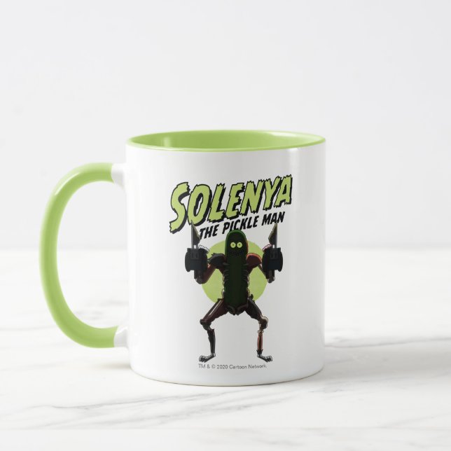 RICK UND MEHR™| Solenya - Der Pickle Man Tasse (Links)