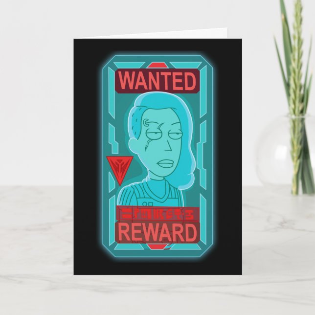 RICK UND MEHR™| Weltraum - Beth - Gewollt Poster Karte (Vorderseite)
