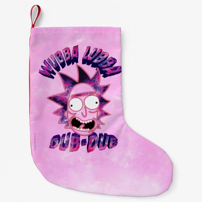 RICK UND MEHR™| Wubba Lubba Dub Kleiner Weihnachtsstrumpf (Vorderseite)