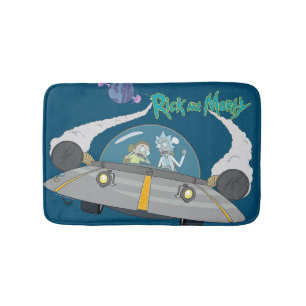 RICK UND MORTY™ Abfliegen im Raumschiff Badematte