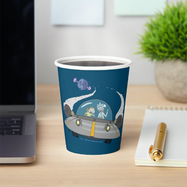 RICK UND MORTY™ | Abfliegen im Raumschiff Pappbecher (InSitu)
