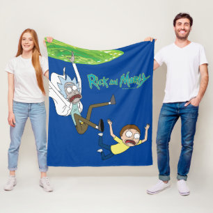RICK UND MORTY™ Ausscheiden aus dem Portal Fleecedecke