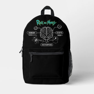 RICK UND MORTY™ | Backup-Gehirn herunterladen Bedruckter Rucksack