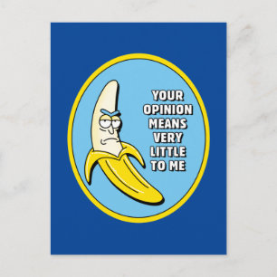 RICK UND MORTY™   Banana Rick Abzeichen Einladungspostkarte