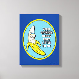 RICK UND MORTY™ | Banana Rick Abzeichen Leinwanddruck