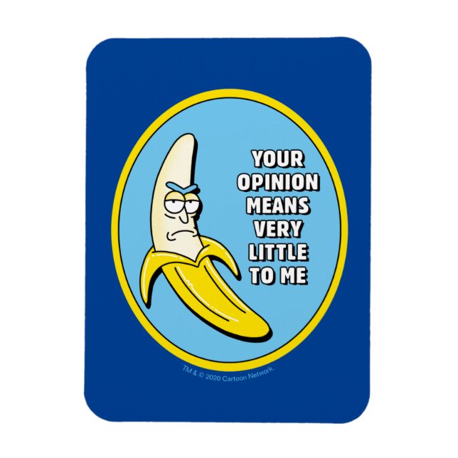 RICK UND MORTY™ | Banana Rick Abzeichen Magnet (Vertikal)
