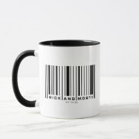 Rick und Morty Bar Code Graphic