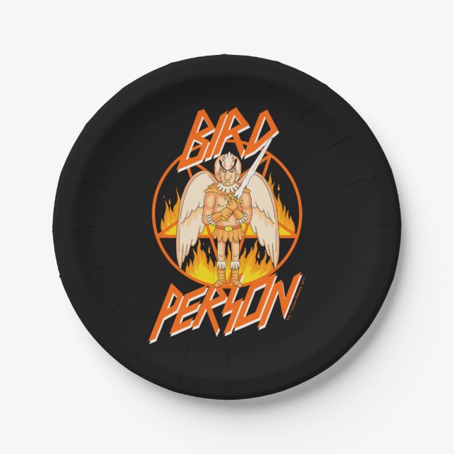 RICK UND MORTY™ | Bird Person Pentagram Pappteller (Vorderseite)