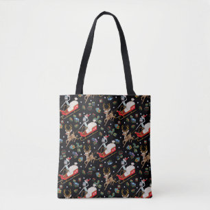 Rick und Morty   Christmas Reindeer Sleigh Pattern Tasche